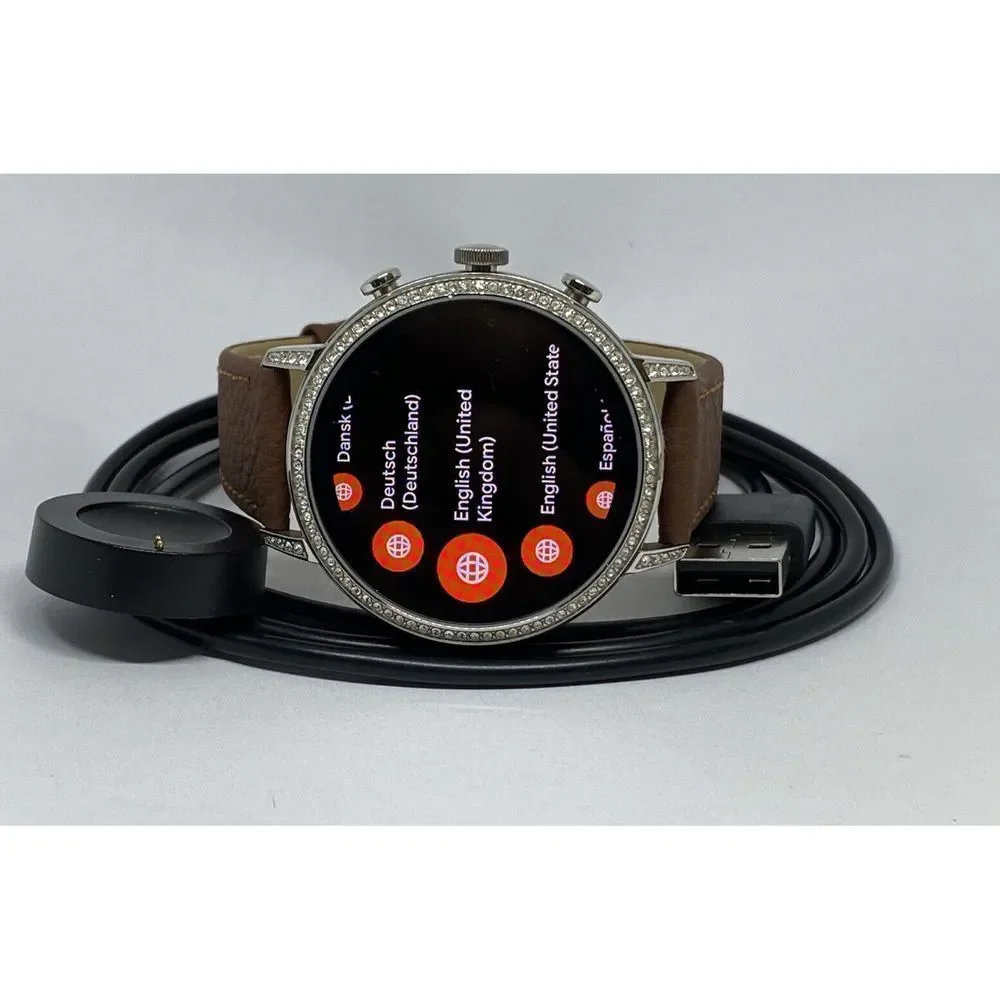 Fossil Gen 4 Authentic Digital Dial Smart Watch Custom Band FTW6013 DC428